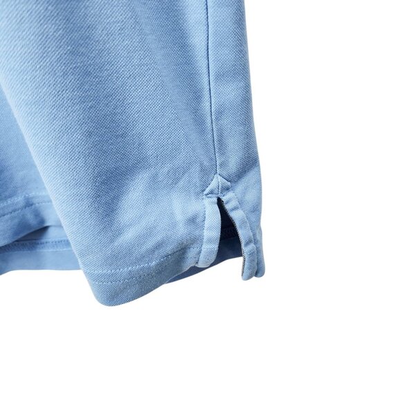 Travis Mathew Mens Light Blue Polo Shirt Size M Pima Cotton/Polyester Short Slee - Picture 5 of 8